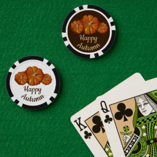 Jetons De Poker Chips de poker citrouilles