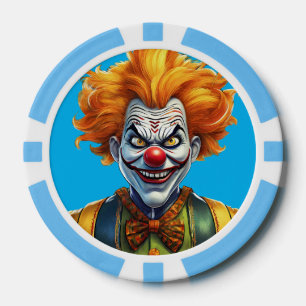 Jetons De Poker Chips de poker composites de clowns à effroi perso