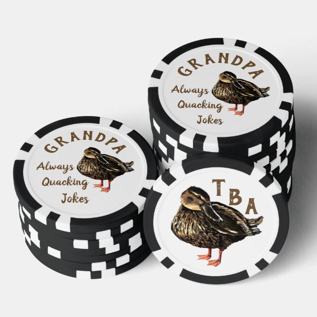 Jetons De Poker Chips de poker de canard (Empiler)