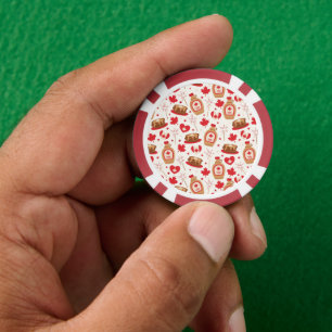 Jetons De Poker Chips de poker de fête du Canada