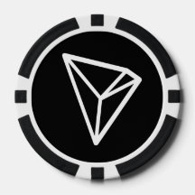 Chips de poker de logo TRON TRX
