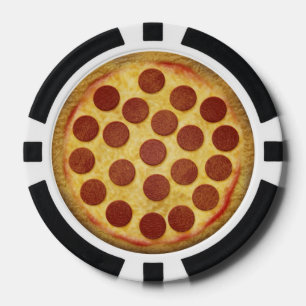 Jetons De Poker Chips de poker de pizza