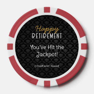 Jetons De Poker Chips de poker de retraite Fun Party Favoriser o