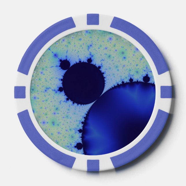 Jetons De Poker Chips de Poker Dotty Mandelbrot (Recto)