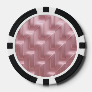 Jetons De Poker Chips de poker géométrique rose chic - élégant et