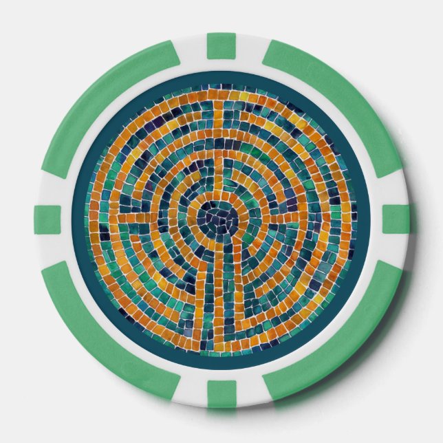 Jetons De Poker Chips de poker LABYRINTH II (Recto)