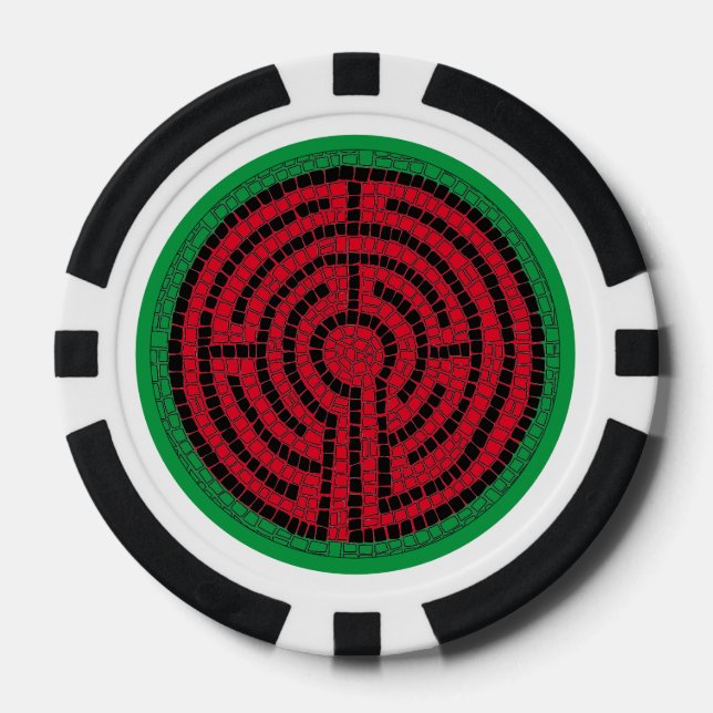 Jetons De Poker Chips de poker LABYRINTH IX (Recto)
