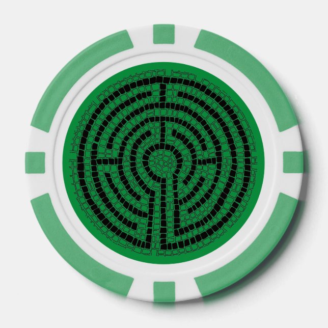 Jetons De Poker Chips de poker LABYRINTH XI (Recto)