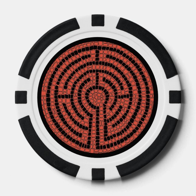 Jetons De Poker Chips de poker LABYRINTH XII (Recto)