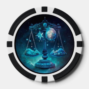 Jetons De Poker Chips de poker Libra Zodiac - Ensemble de casino d
