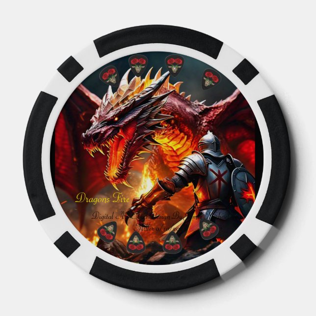 Jetons De Poker Chips De Poker Par James Michael Miller 5/14/2024 (Verso)