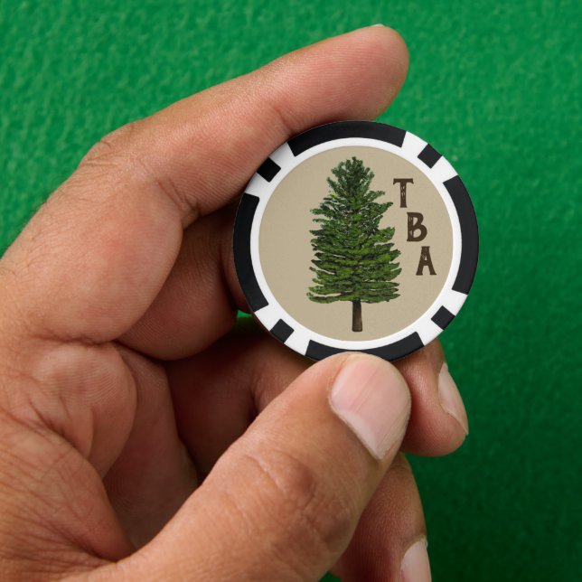 Jetons De Poker Chips de poker Pine Tree (main)