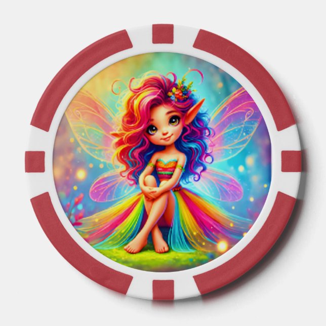 Jetons De Poker Chips de poker pour Imaginaires de fées (Recto)