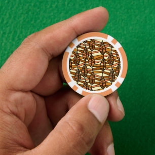Jetons De Poker Chips de poker retro Automne