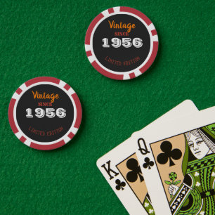 Jetons De Poker Chips de poker vintage 1956 édition limitée - 70e