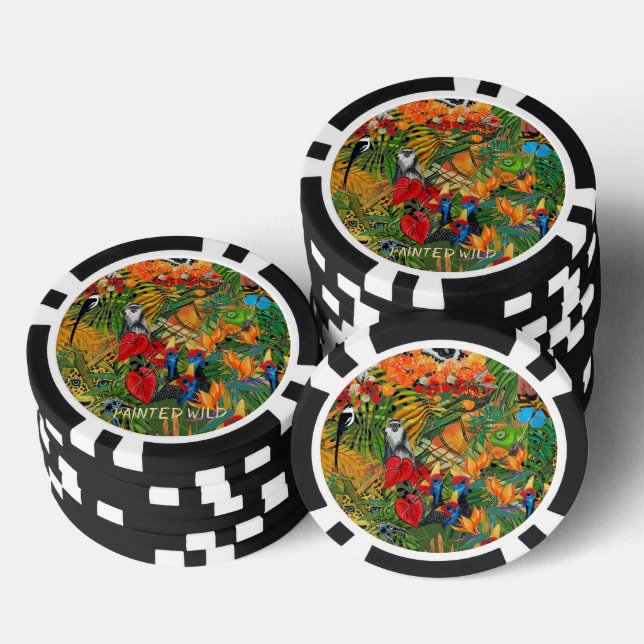 Jetons De Poker Chips de poker Wild Creation (Empiler)