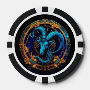 Jetons De Poker Chips de poker Zodiac Capricorn - Chips d'astrolog