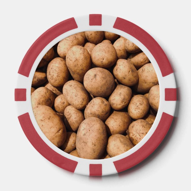 Jetons De Poker Chips de pommes de terre (Recto)