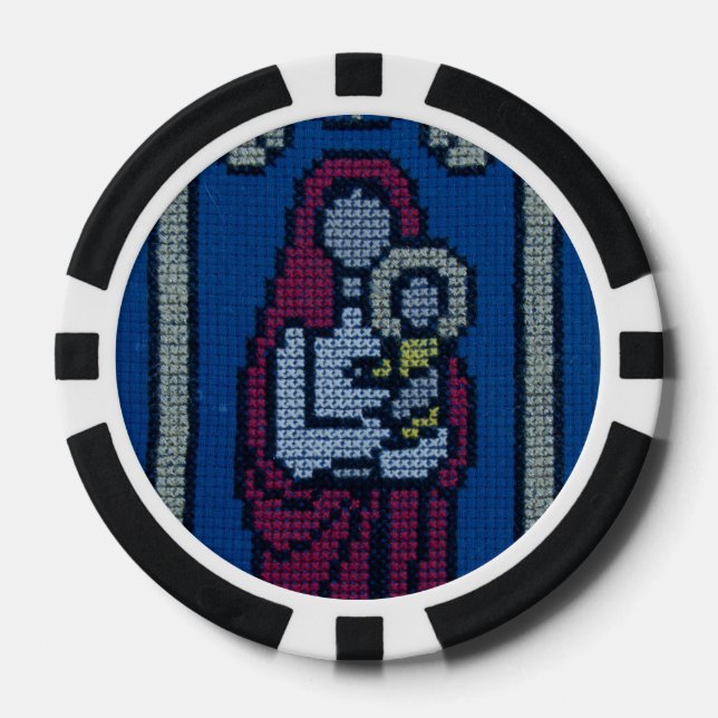 Jetons De Poker Christian embroidery (Recto)