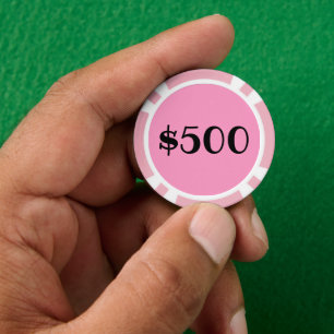 Jetons De Poker Cinq Cent Dollars (Logo)