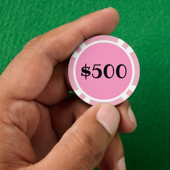 Jetons De Poker Cinq Cent Dollars (Logo) (main)