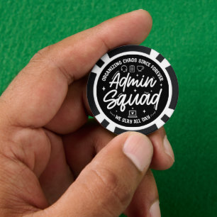 Jetons De Poker Citation drôle d'administrateur pour la journée de