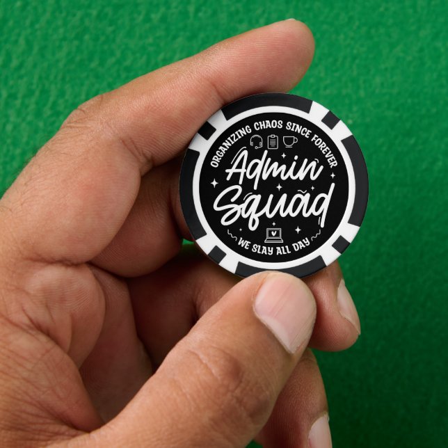 Jetons De Poker Citation drôle d'administrateur pour la journée de (main)