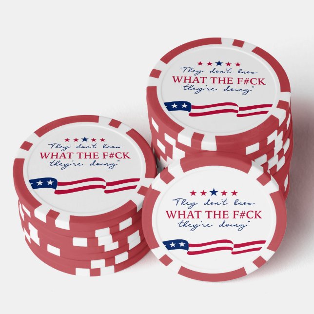 Jetons De Poker Citation drôle sur le fait qu'Ils ne savent pas ce (Empiler)