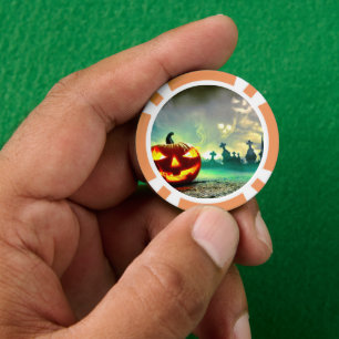 Jetons De Poker Citrouille SlipperyJoe's Joyeux Halloween scarves 