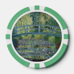 Jetons De Poker Claude Monet - Bassin aux Nymphéas, Harmonie Verte