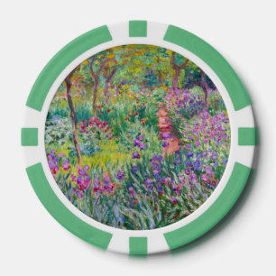 Jetons De Poker Claude Monet - Le jardin d'iris à Giverny