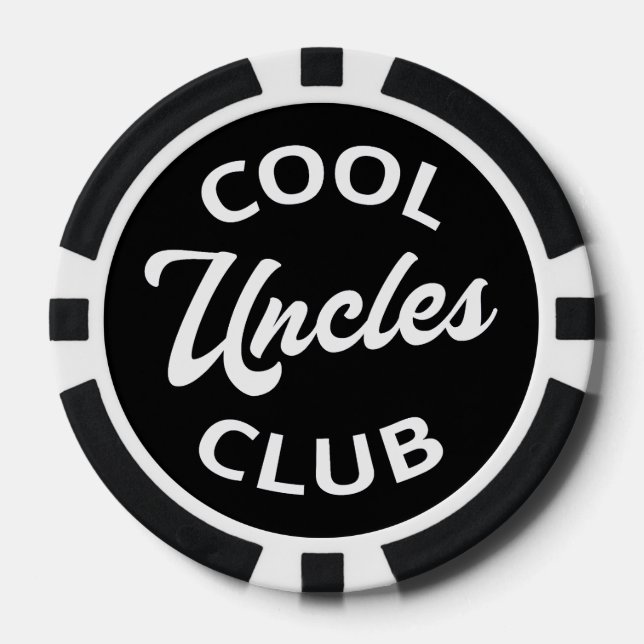Jetons De Poker Club des oncles cool I (Recto)