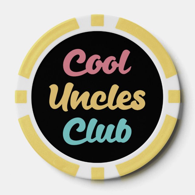 Jetons De Poker Club des oncles cool II (Recto)