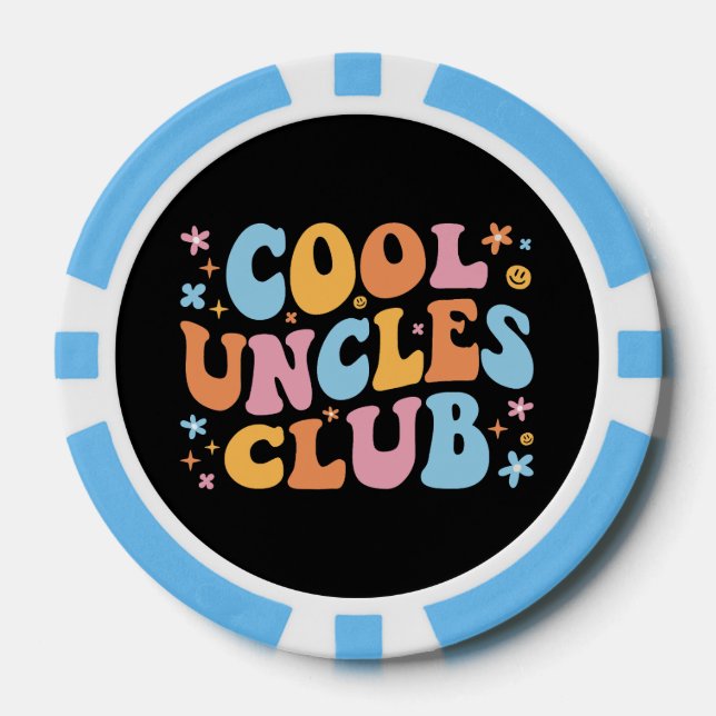 Jetons De Poker Club des oncles cool III (Recto)