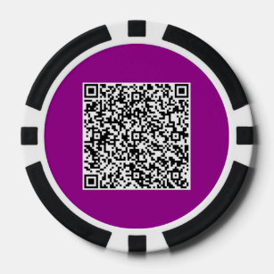 Jetons De Poker Code QR personnalisé Analyse Info Chips Poker Choi