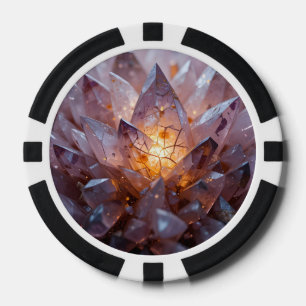 Jetons De Poker Coeur cristal radiant
