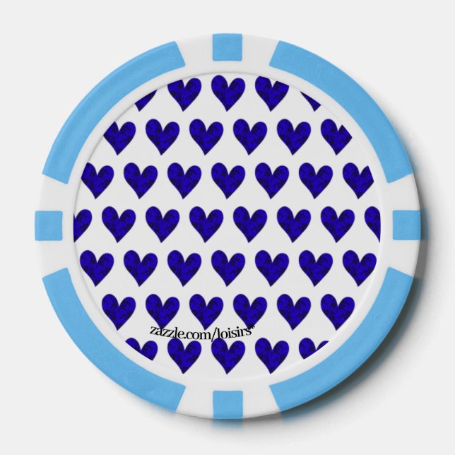 Jetons De Poker Coeurs (Recto)