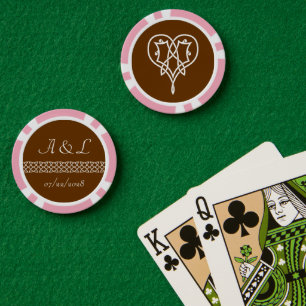 Jetons De Poker Coeurs de poids celtique au chocolat