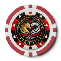 Jetons de poker - Cœurs en course et Sources de gu