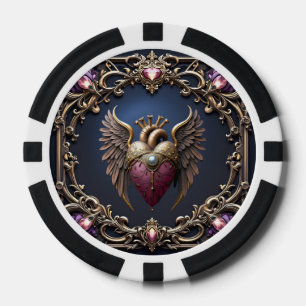 Jetons De Poker Collection de mariage gothique victorien