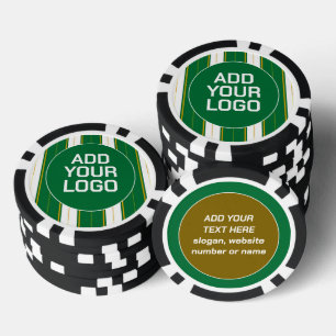 Jetons De Poker Collection de texture moderne en lin de luxe vert 