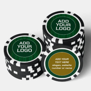 Jetons De Poker Collection de textures de lin vert or tendance de 