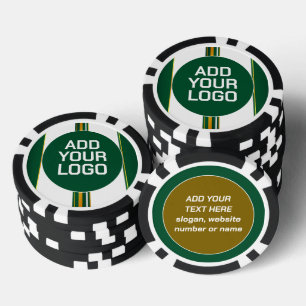 Jetons De Poker Collection de textures Luxe Liner Tendance Verte O