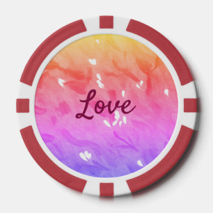Jetons De Poker Coloré arc-en-ciel amour fierté lgbtq gay motif te
