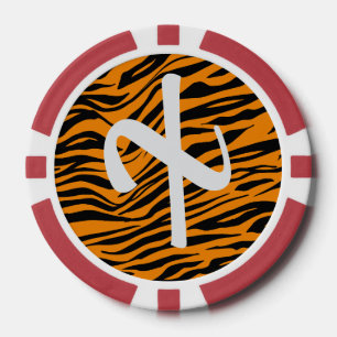 Jetons De Poker Conception aventure : Camouflage de peau de prédat