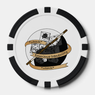 Jetons De Poker Conception de dés de moine