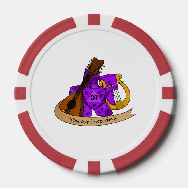 Jetons De Poker Conception des dés de série (Recto)