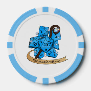 Jetons De Poker Conception des dés de sorcier