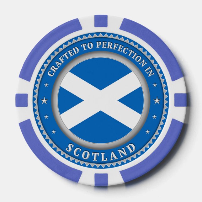 Jetons De Poker Conçu Pour La Perfection En Ecosse (Recto)