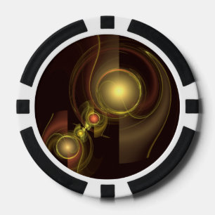 Jetons De Poker Connexion intime Art Abstrait